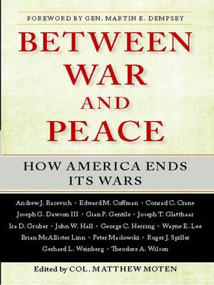 cover image of Between War and Peace
